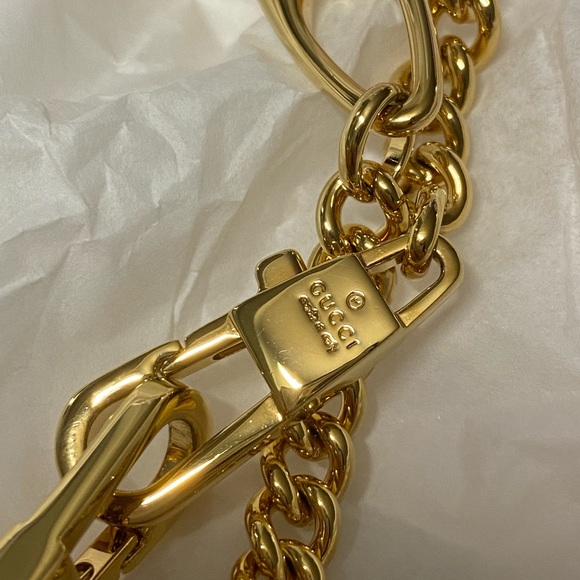 Gucci Limited Edition Sylvie 1969 Plexiglass Mini Bag w/ gold hardware and chain - Picture 13 of 16